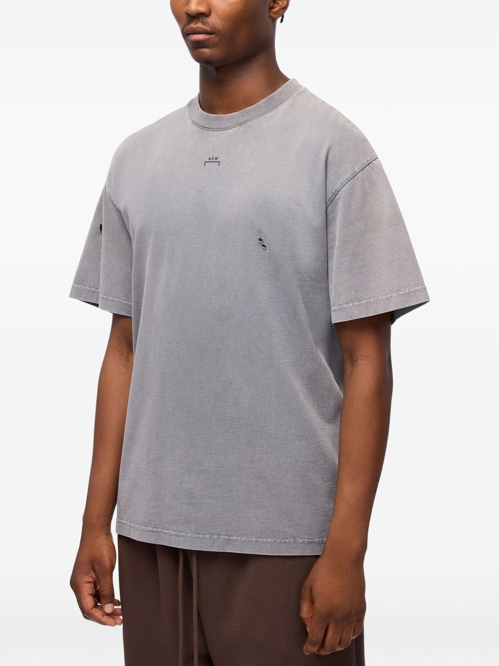 Distressed Cotton T-Shirt A cold wall – Гарантія оригінальності – збільшений вид