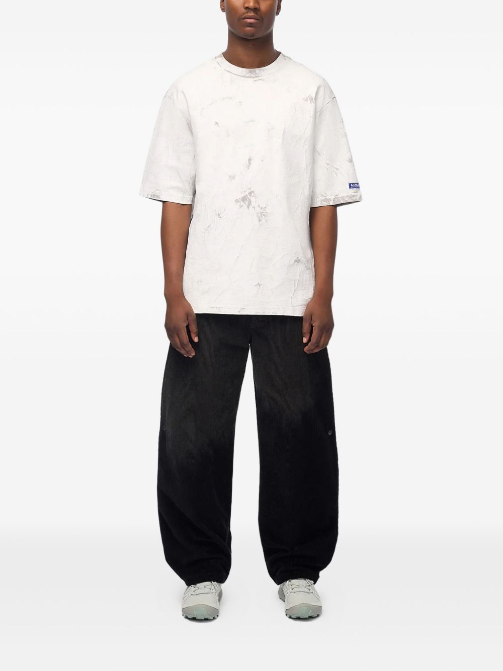 Оригінальна Marble-Effect Cotton T-Shirt A cold wall – вид ззаду