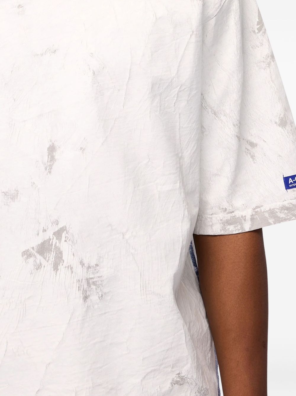 Оригінальна Marble-Effect Cotton T-Shirt A cold wall – збільшений вид