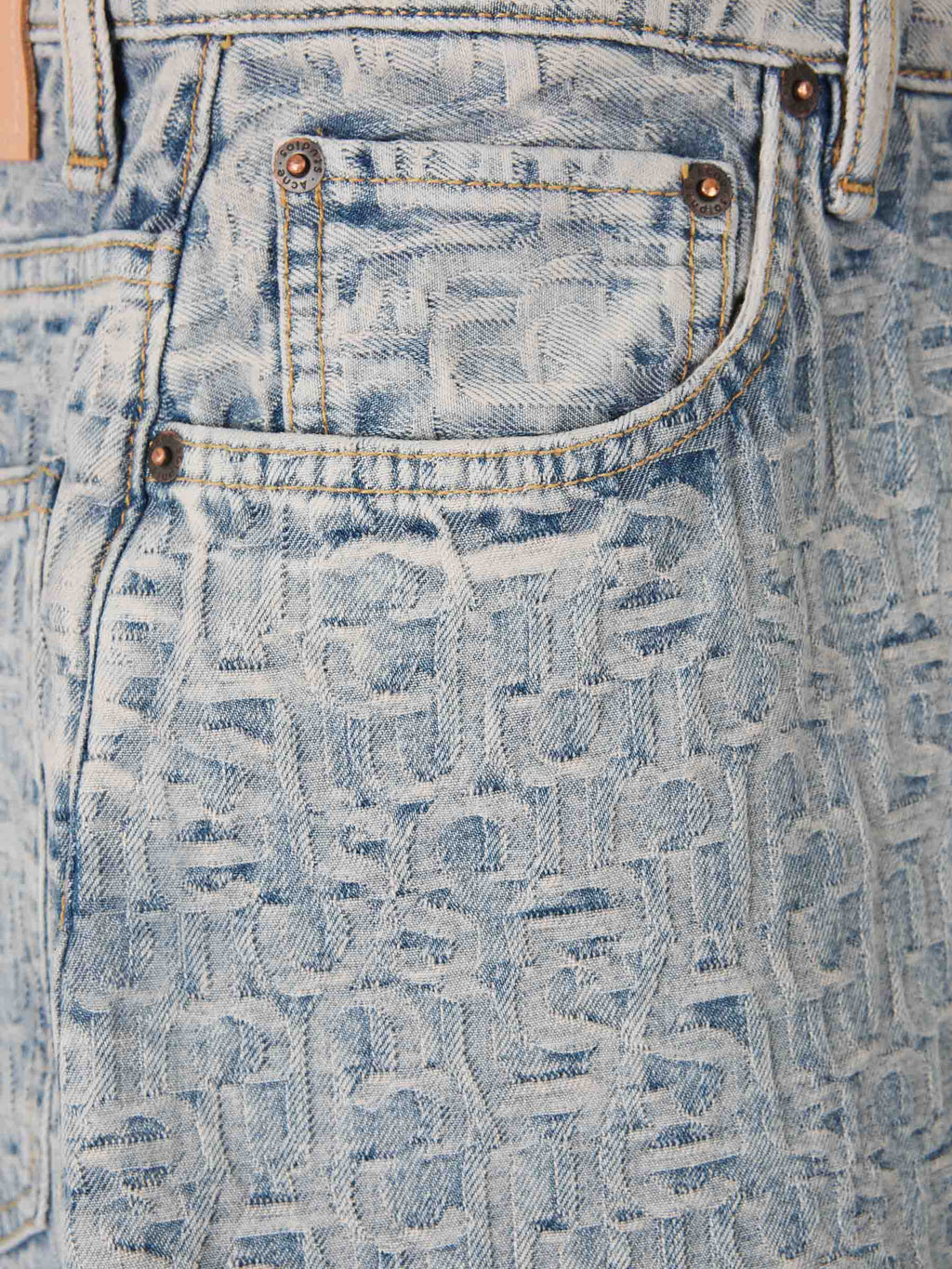 Bermuda Denim Monogram Acne studios оригінал – Купити в Україні – детальний вид