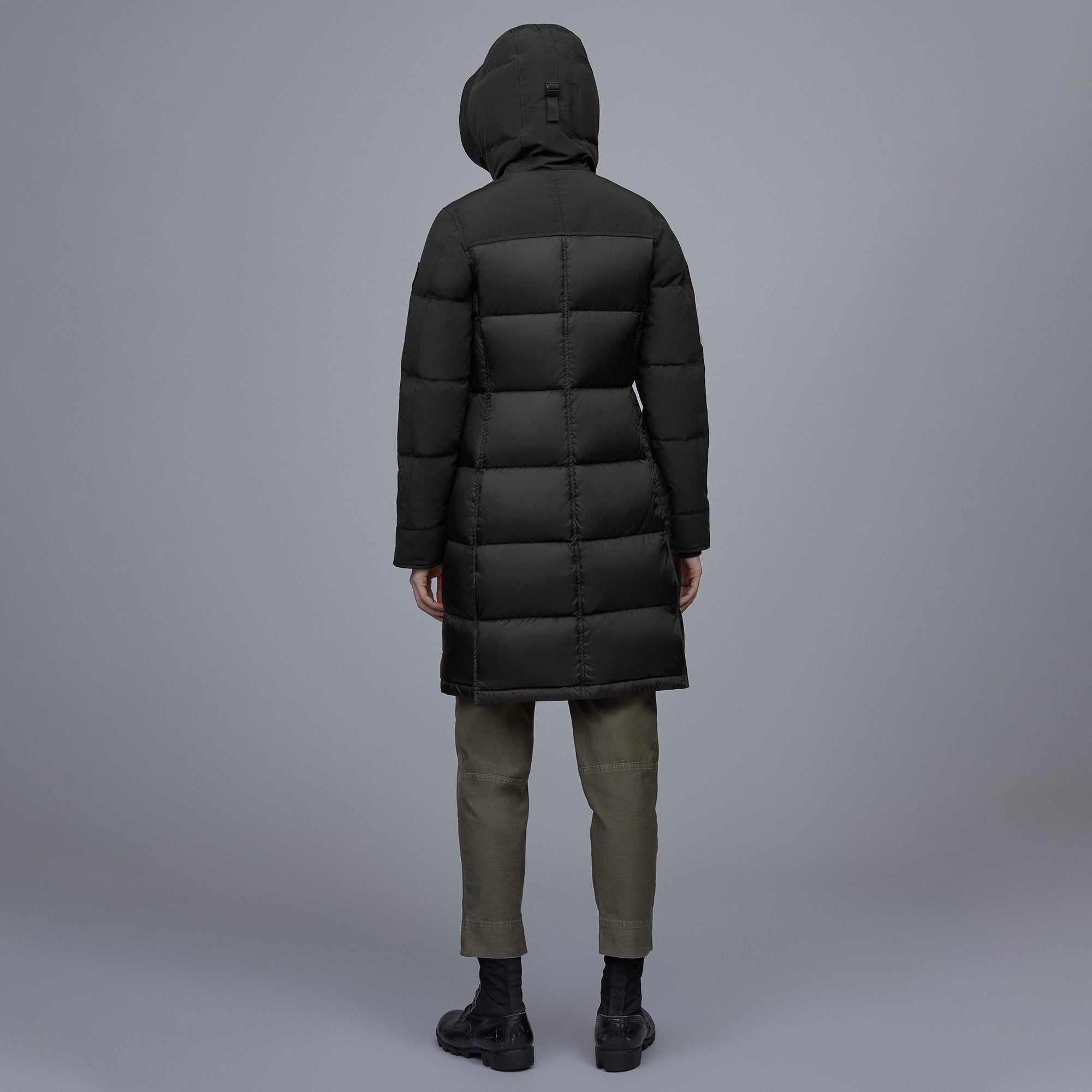 Оригінальна Womens Ladies Rowley Parka Black Canada goose – детальний вид