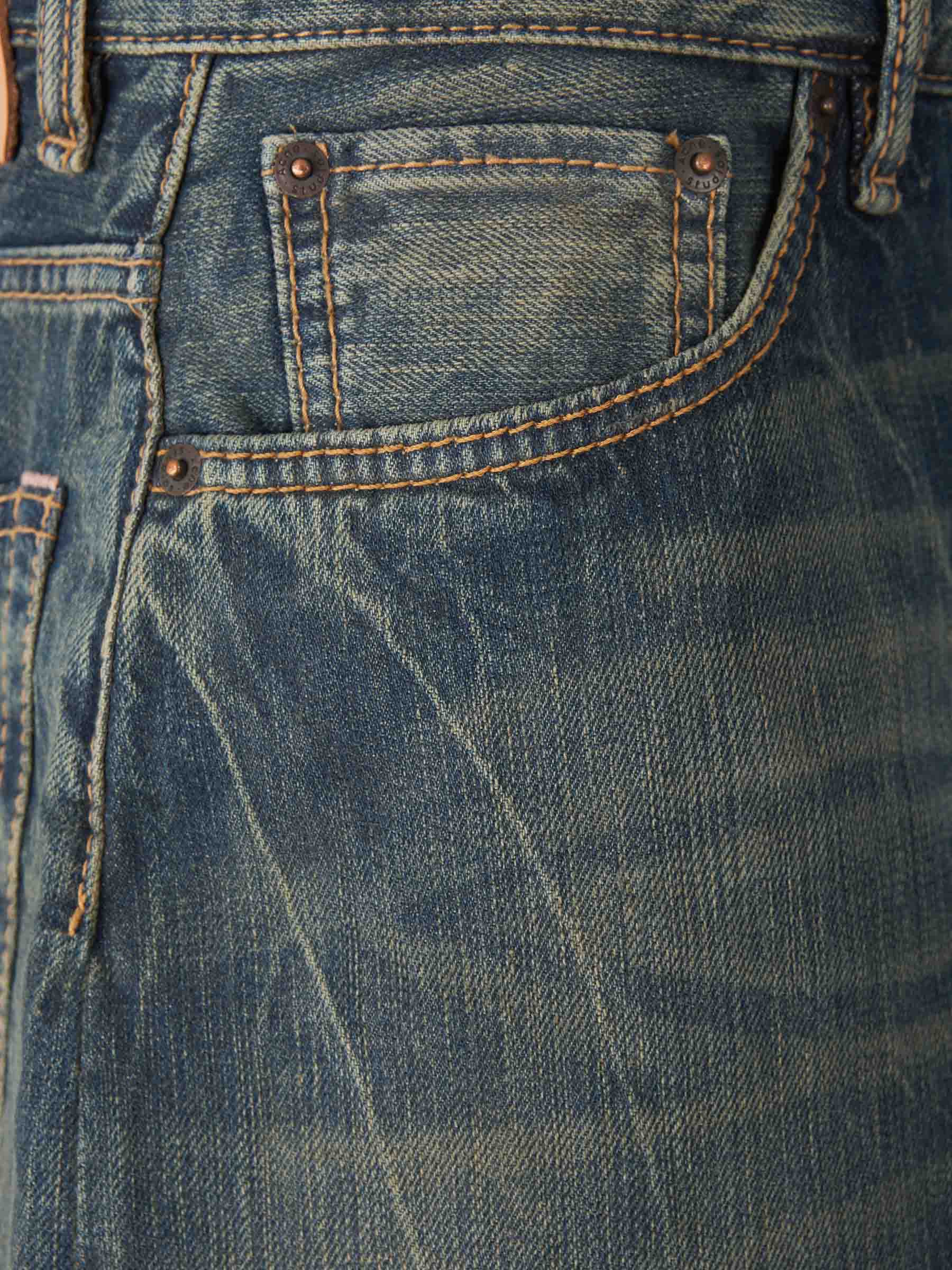 Оригінальна Oversized Denim Bermuda Shorts Acne studios – детальний вид
