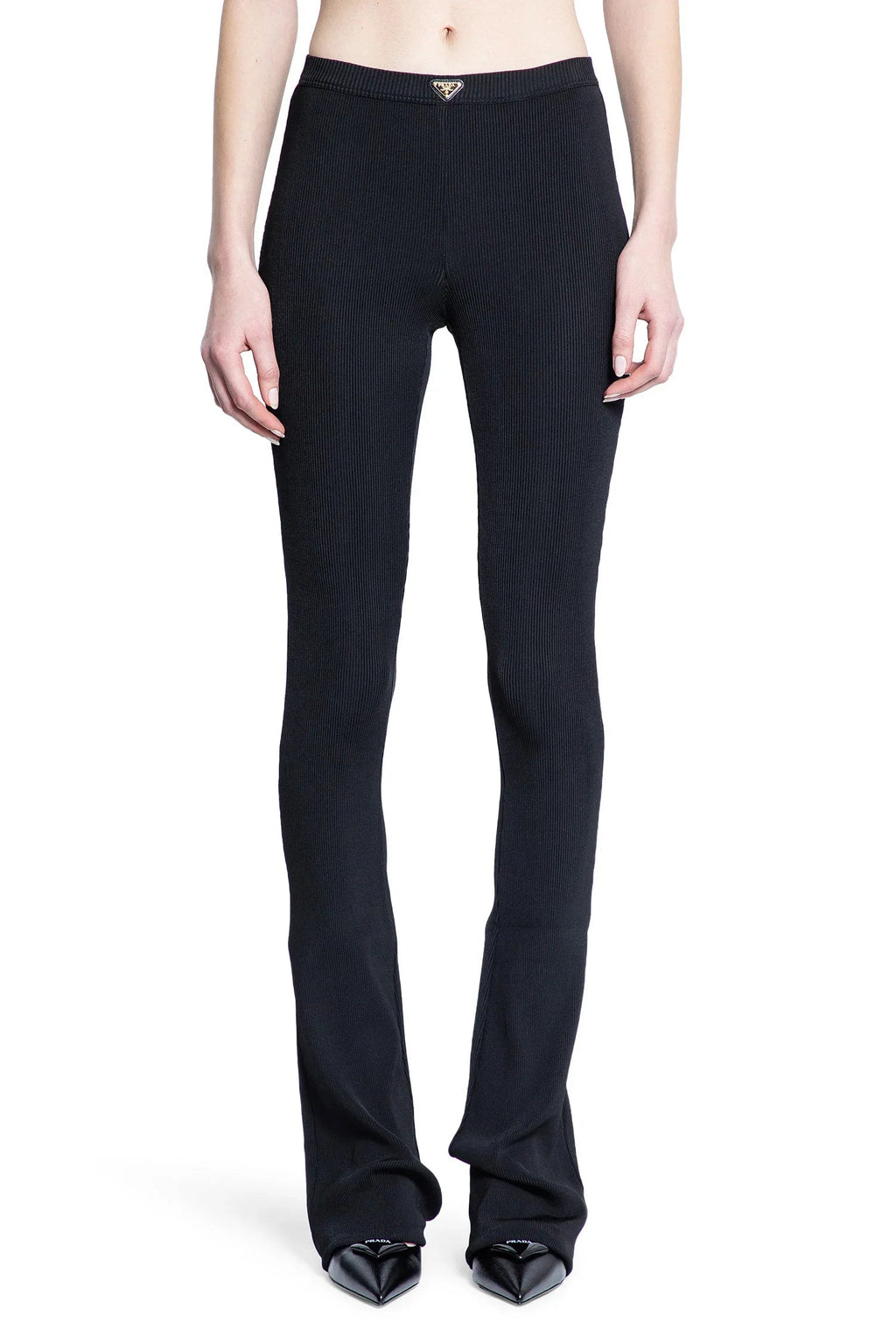 Ribbed Jersey Pants Prada оригінал – Купити в Україні – вид ззаду