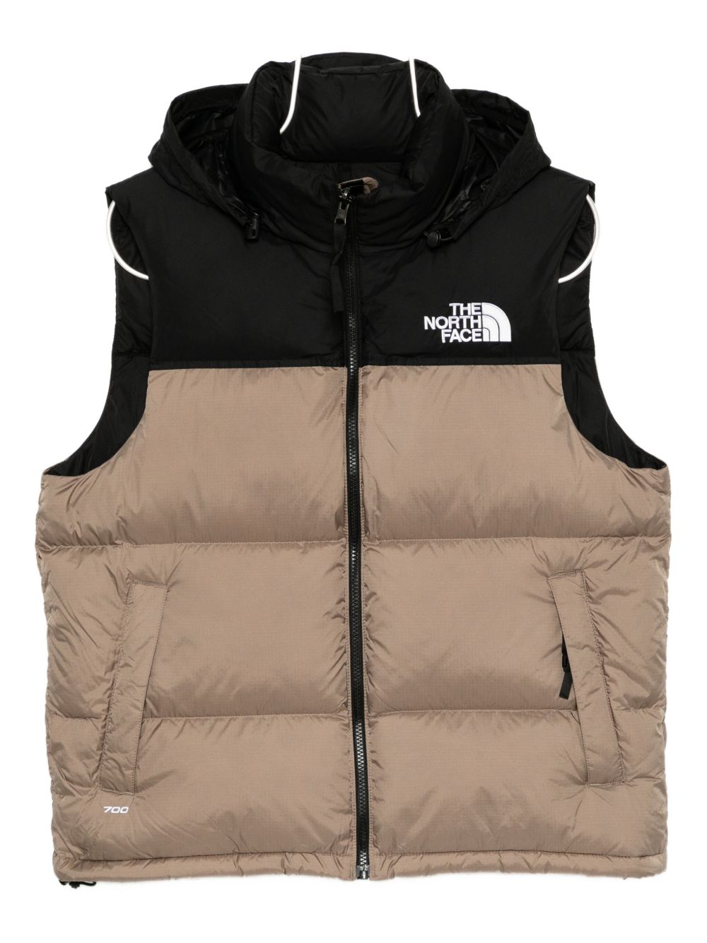 1996 Retro Nuptse Vest The north face – Гарантія оригінальності – боковий вид