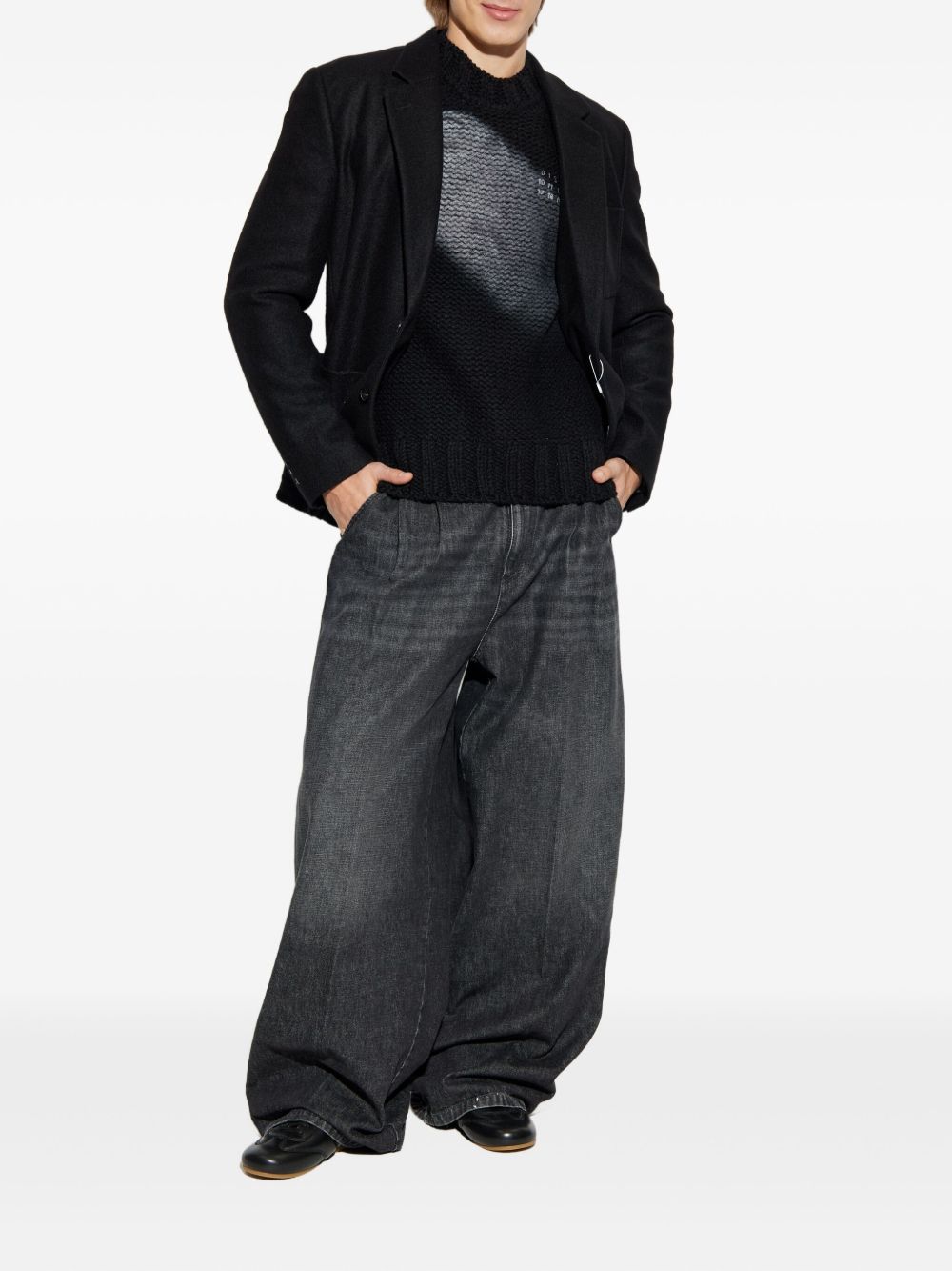 Button-Fastening Jeans Maison margiela – Гарантія оригінальності – вид ззаду