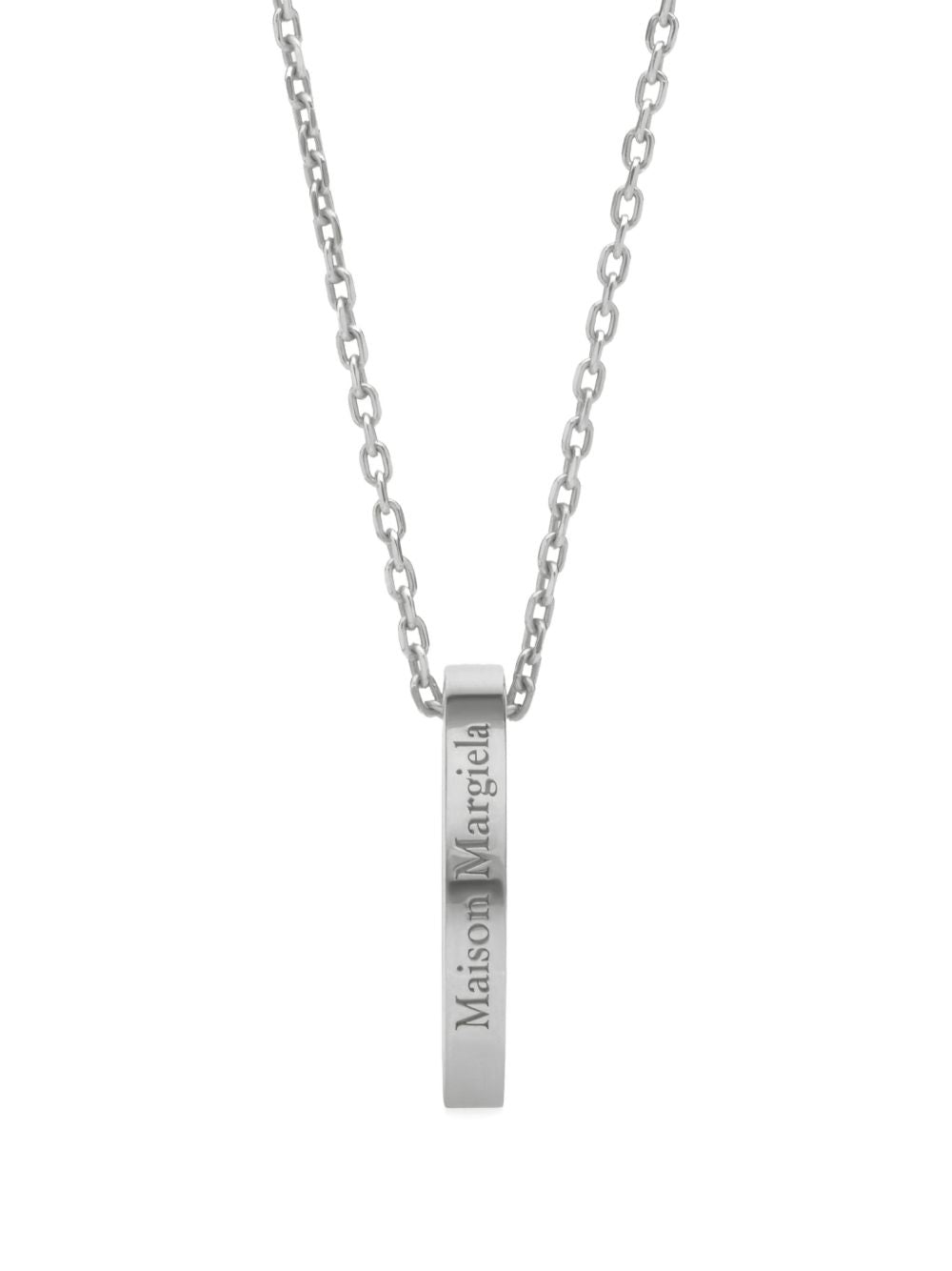 Оригінальна Logo Ring Precious Metals Necklace Maison margiela – боковий вид