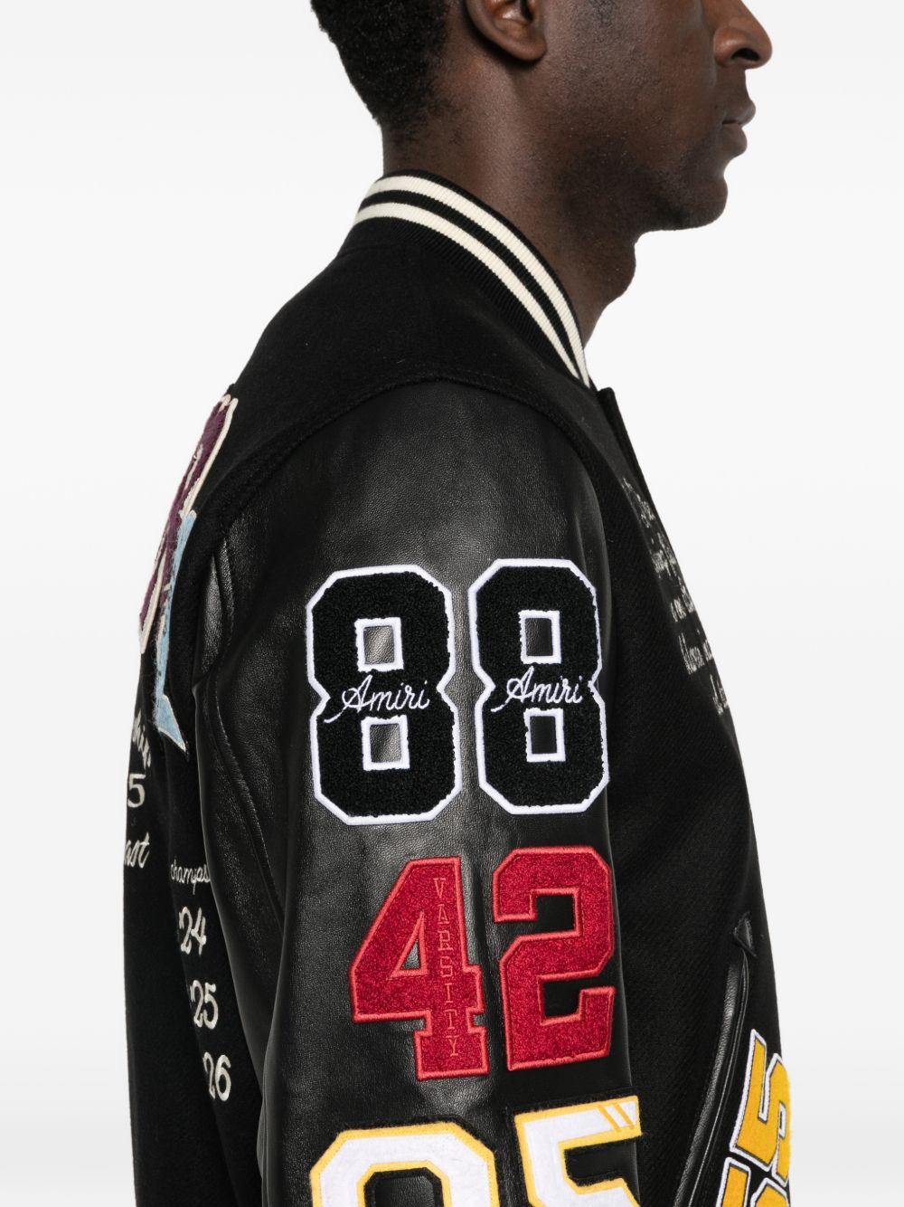 Оригінальна Appliqué Letter Bomber Jacket Amiri – детальний вид