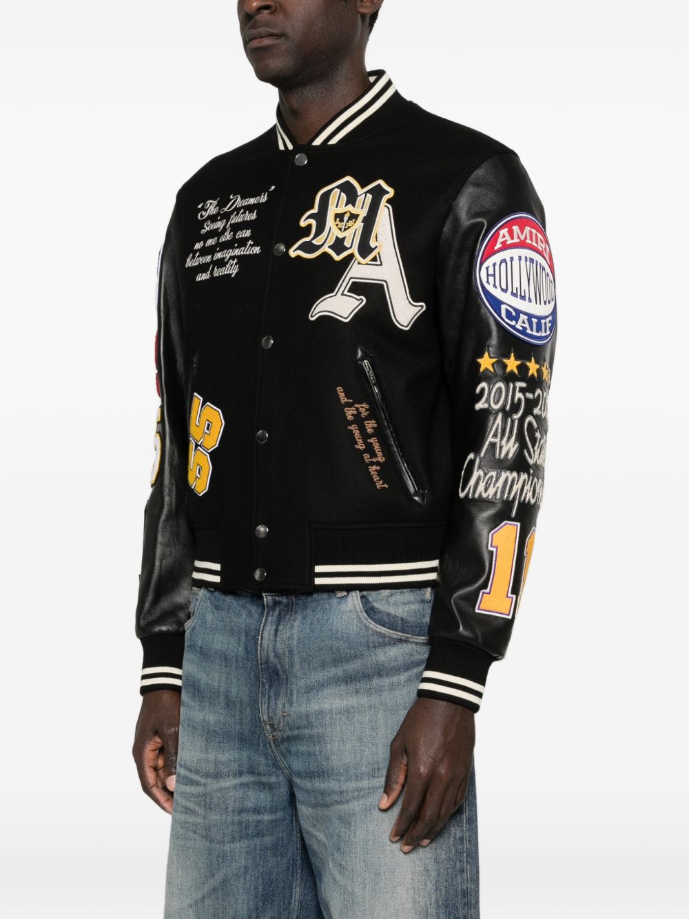 Оригінальна Appliqué Letter Bomber Jacket Amiri – збільшений вид