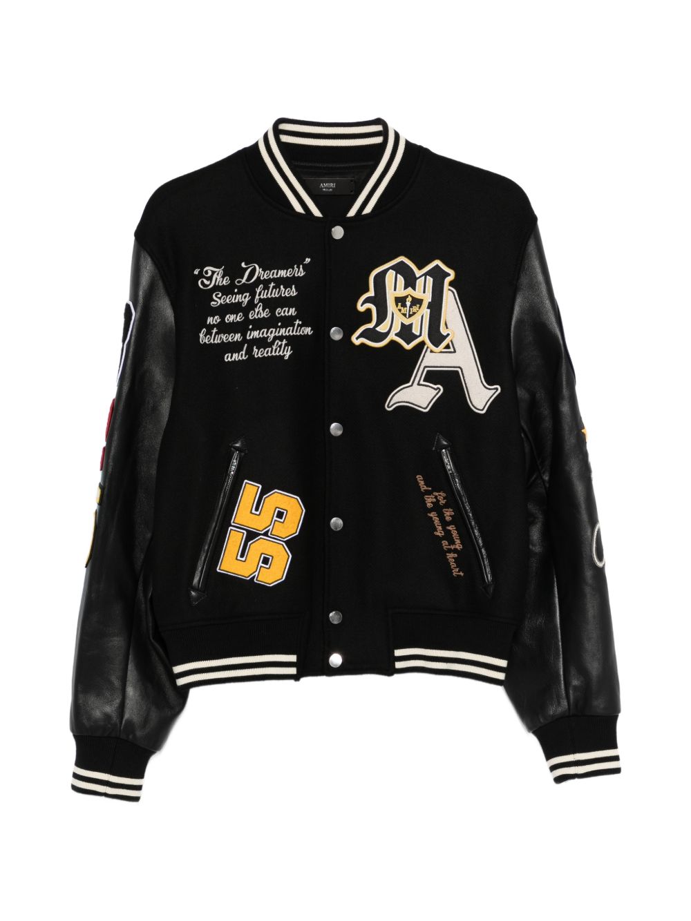 Оригінальна Appliqué Letter Bomber Jacket Amiri – боковий вид