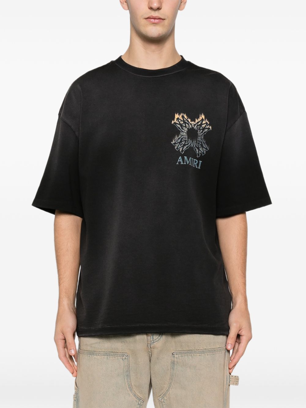 Оригінальна Ma Quad Flames T-Shirt Amiri – збільшений вид