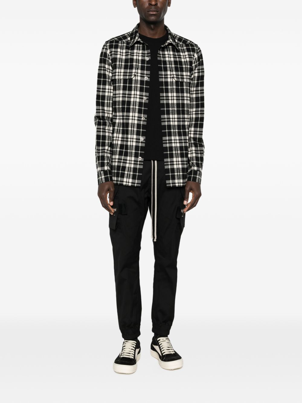 Оригінальна Plaid Flannel Shirt Rick owens – детальний вид