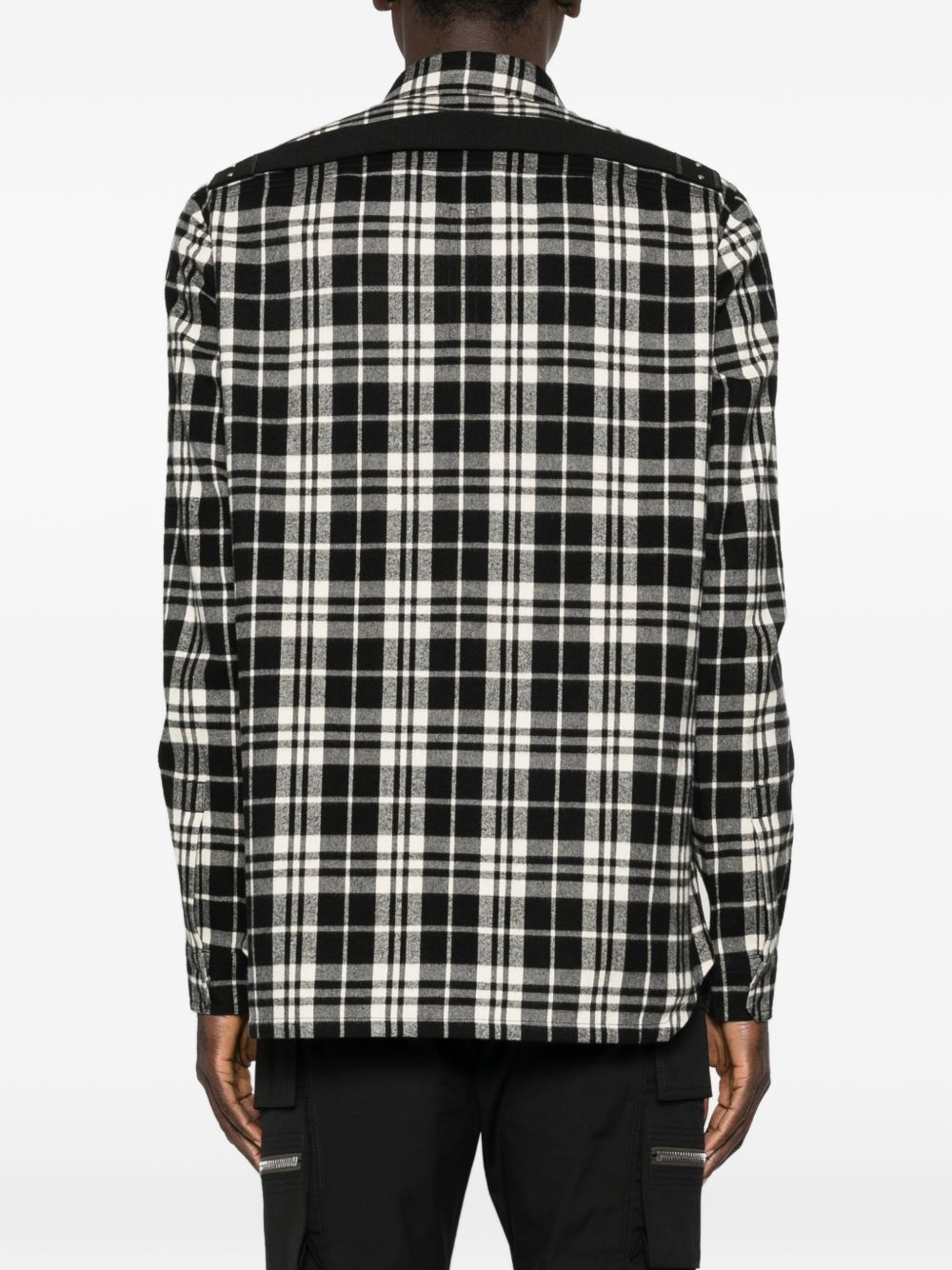 Оригінальна Plaid Flannel Shirt Rick owens – збільшений вид
