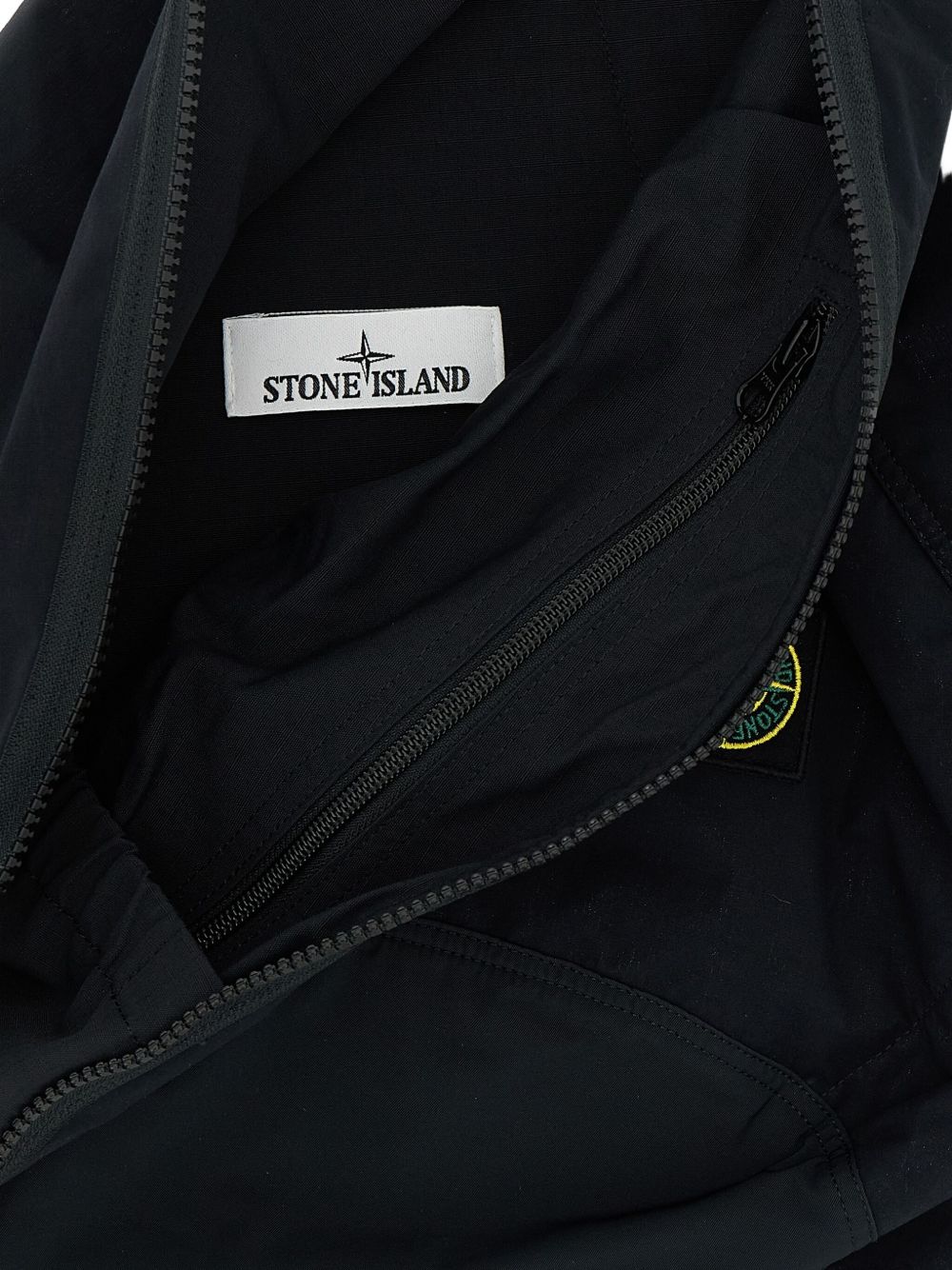 Crumpled One-Shoulder Backpack Stone island оригінал – Купити в Україні – вид ззаду