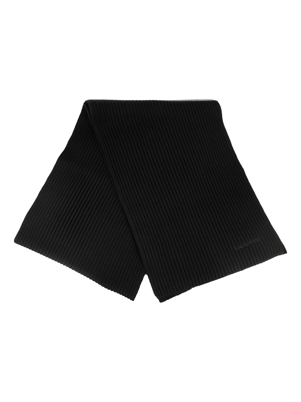 Ribbed Logo Scarf Lanvin – Гарантія оригінальності – боковий вид