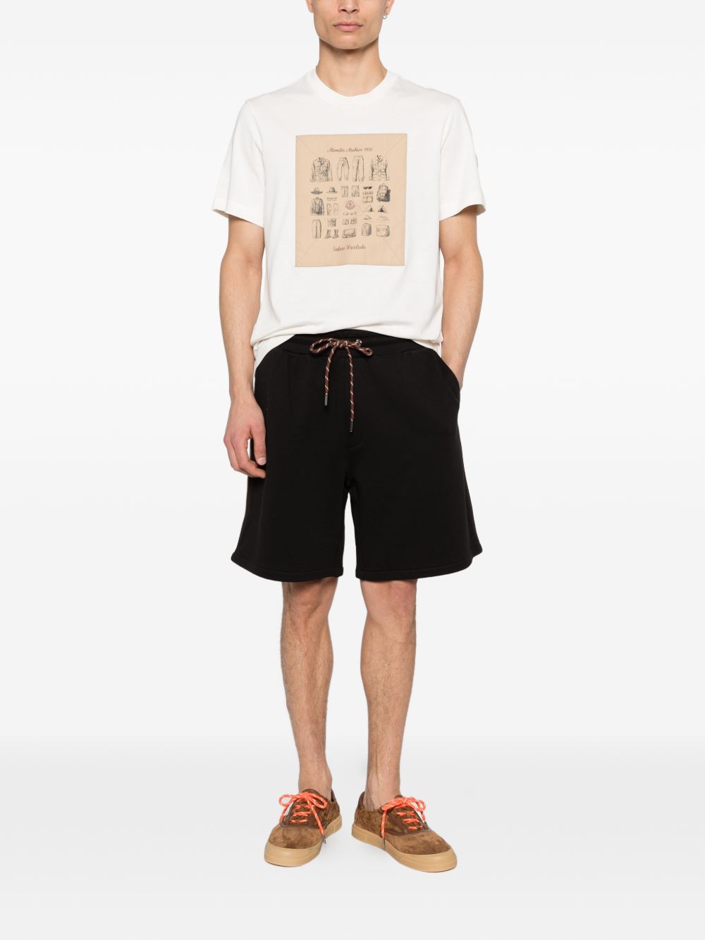 Оригінальна Archive Graphic T-Shirt Moncler – вид ззаду