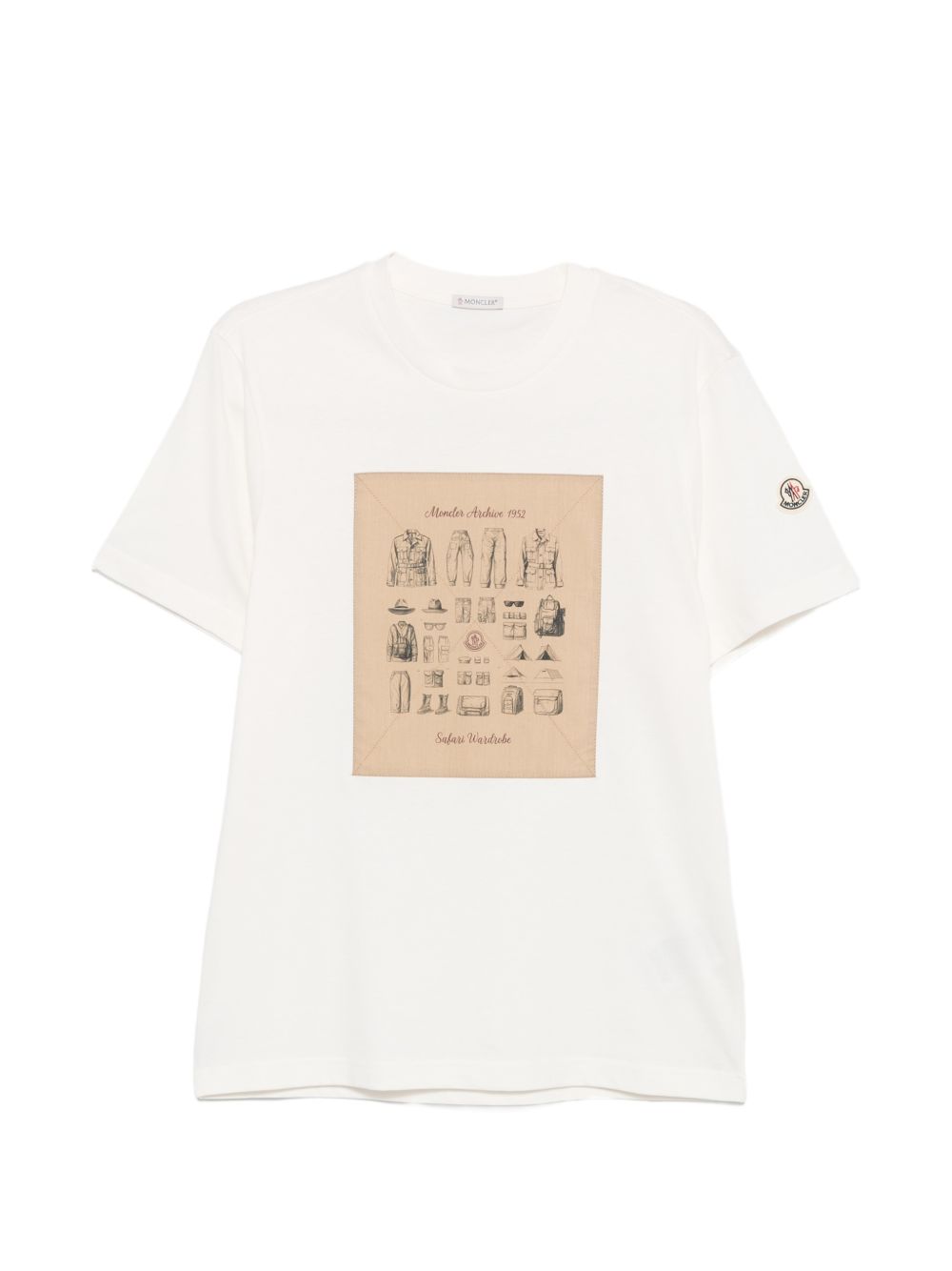 Оригінальна Archive Graphic T-Shirt Moncler – боковий вид
