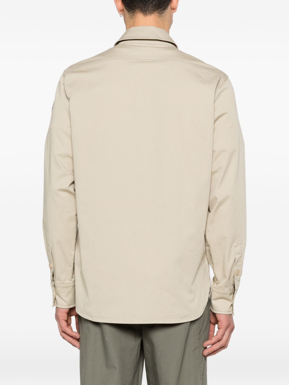 Gabardine Pocket Overshirt Moncler оригінал – Купити в Україні – вид ззаду