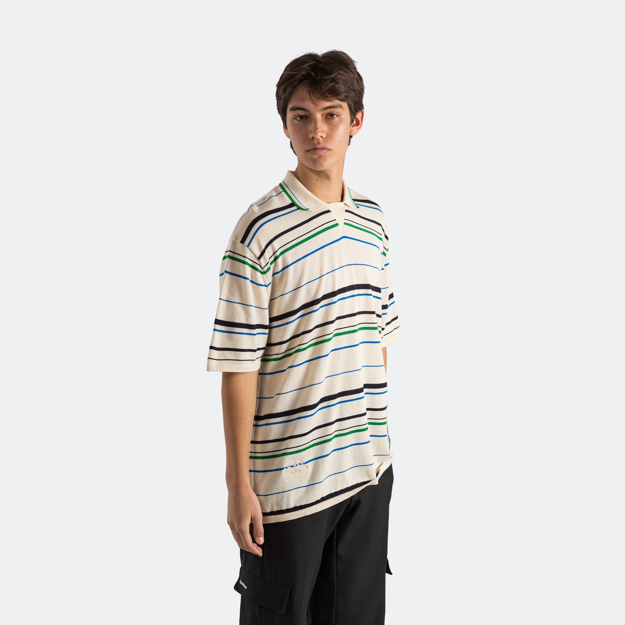 Knit Polo X Wales Bonner Adidas – Гарантія оригінальності – детальний вид - ADIDAS