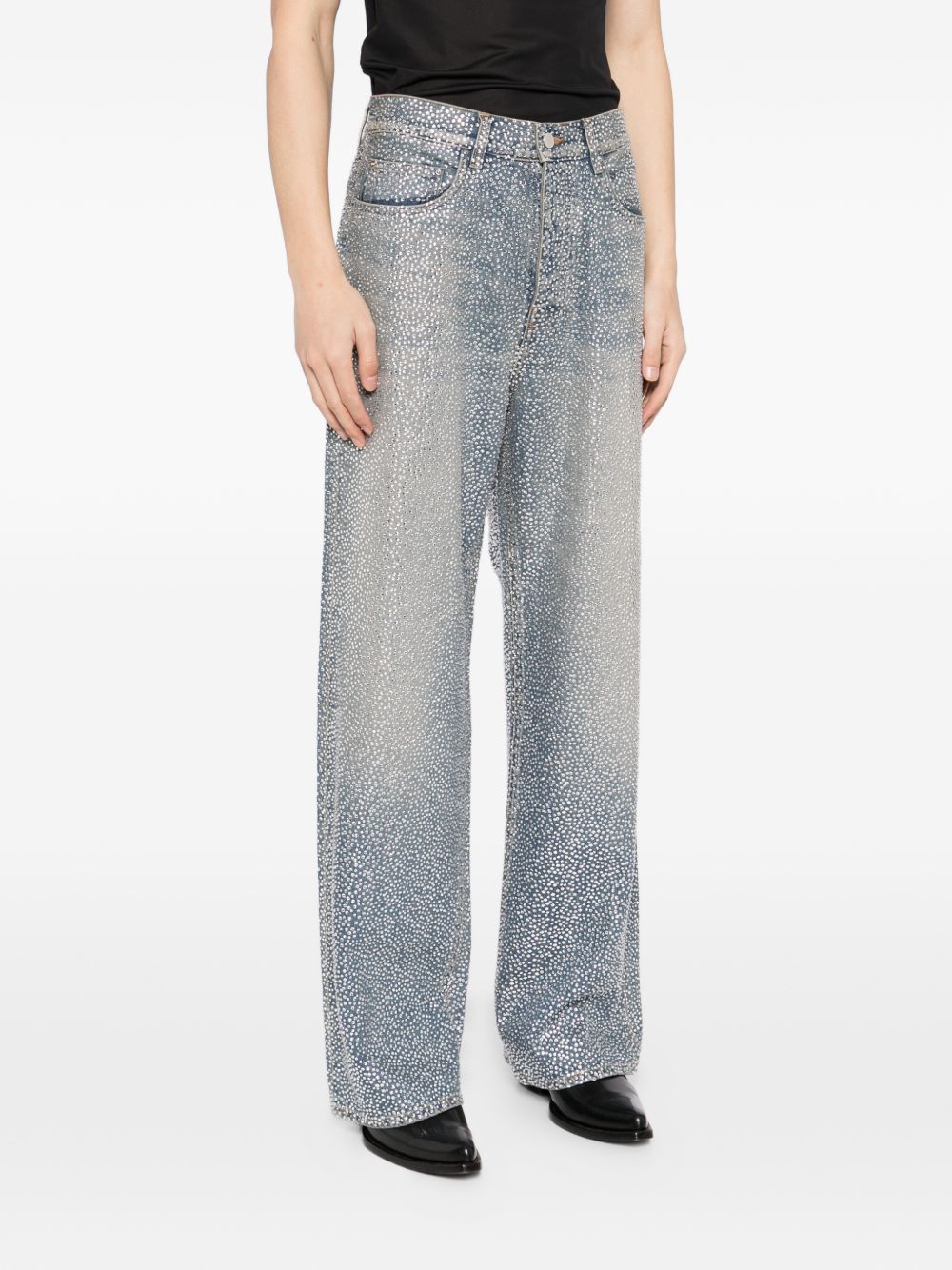 Оригінальна Embellished Straight-Leg Jeans Amiri – детальний вид