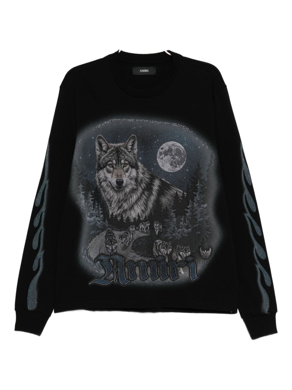 Оригінальна Crystal-Embellished T-Shirt Amiri – боковий вид