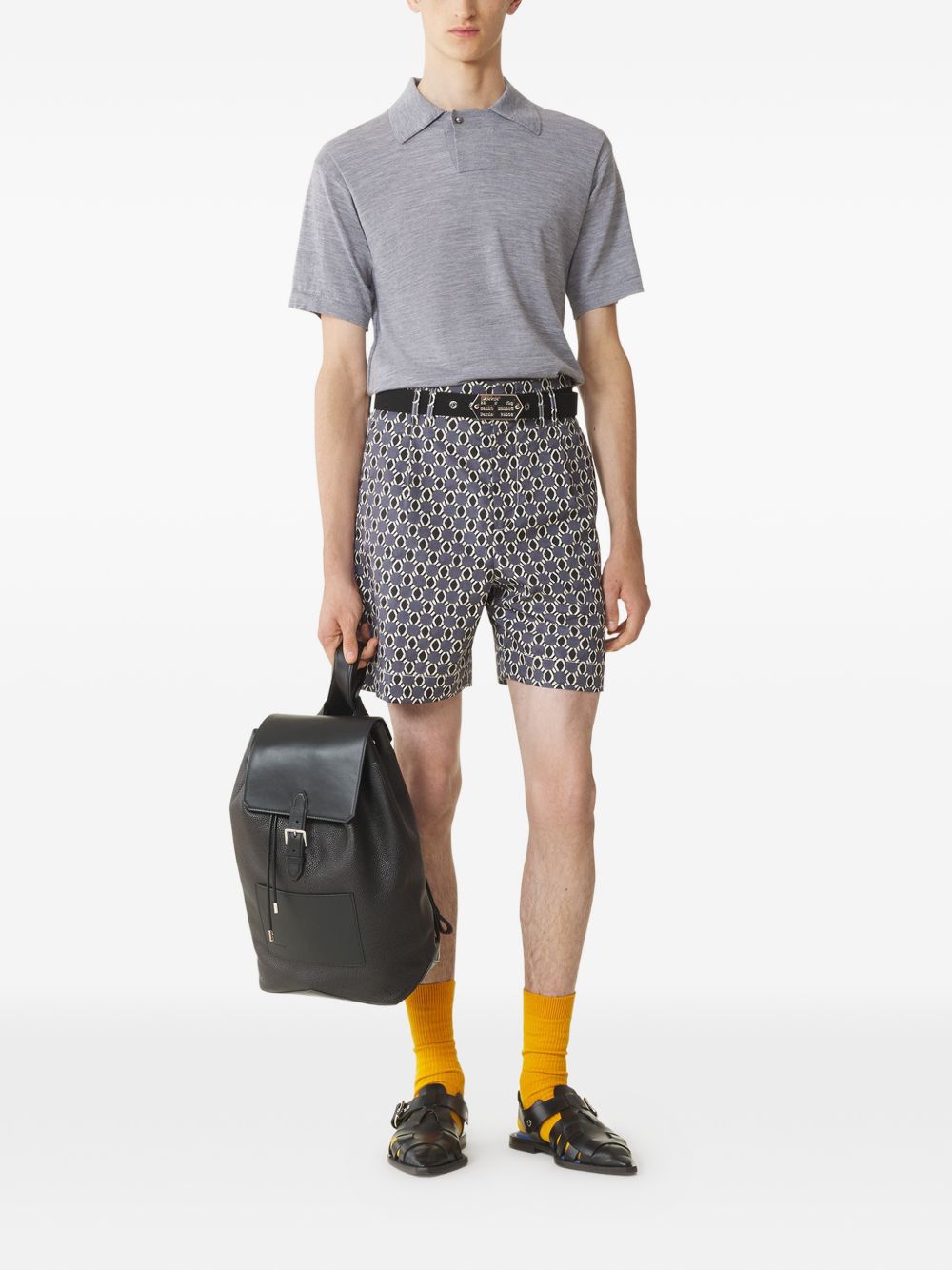 Buttoned Polo Shirt Lanvin – Гарантія оригінальності – вид ззаду