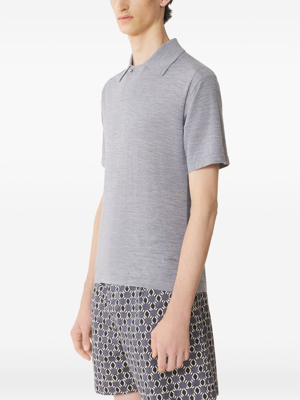 Buttoned Polo Shirt Lanvin – Гарантія оригінальності – детальний вид