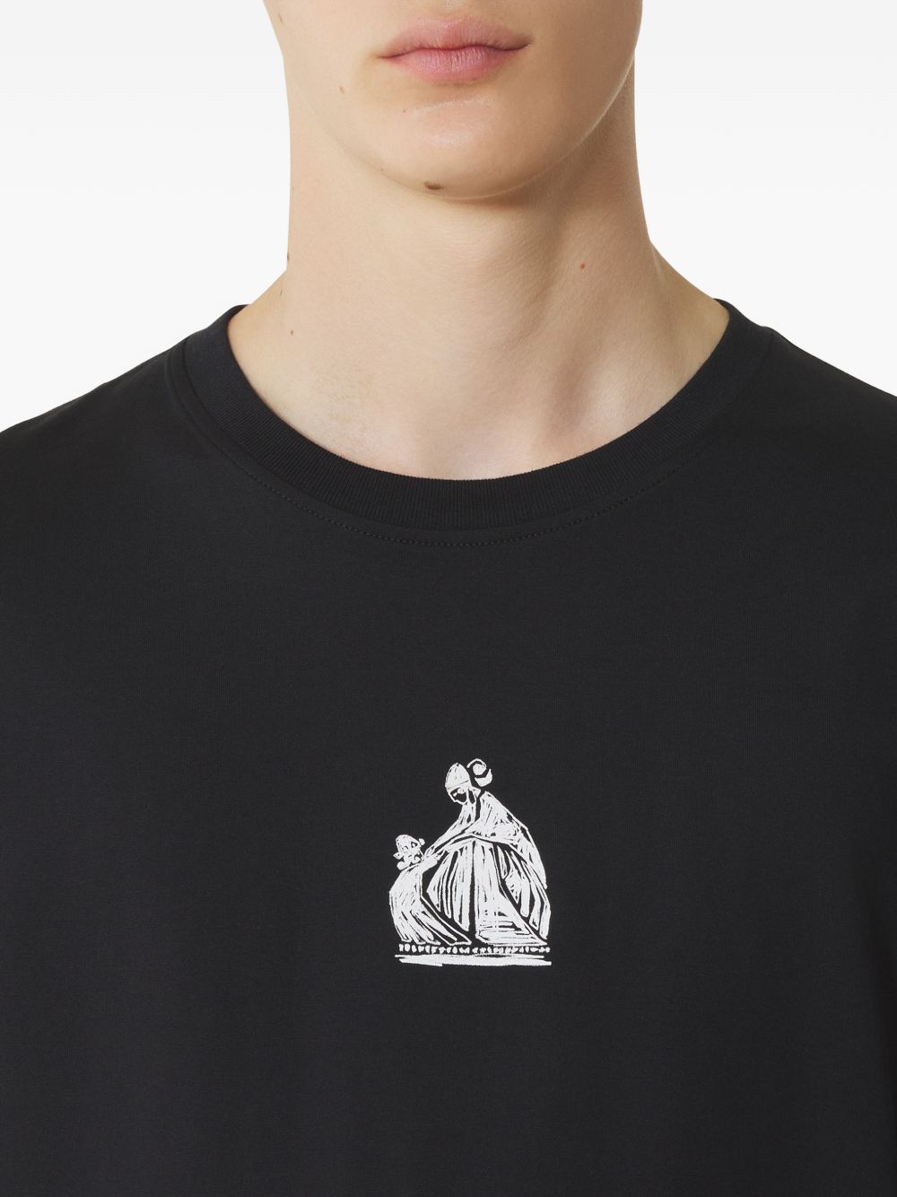 Graphic-Print T-Shirt Lanvin – Гарантія оригінальності – вид ззаду