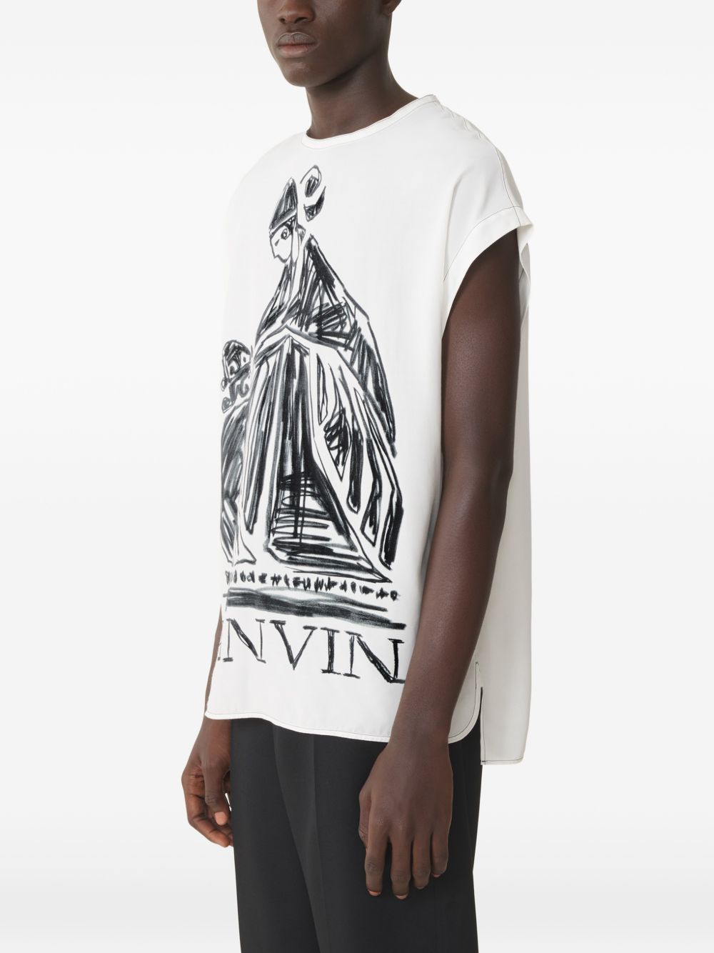 Оригінальна Gaphic-Print T-Shirt Lanvin – детальний вид