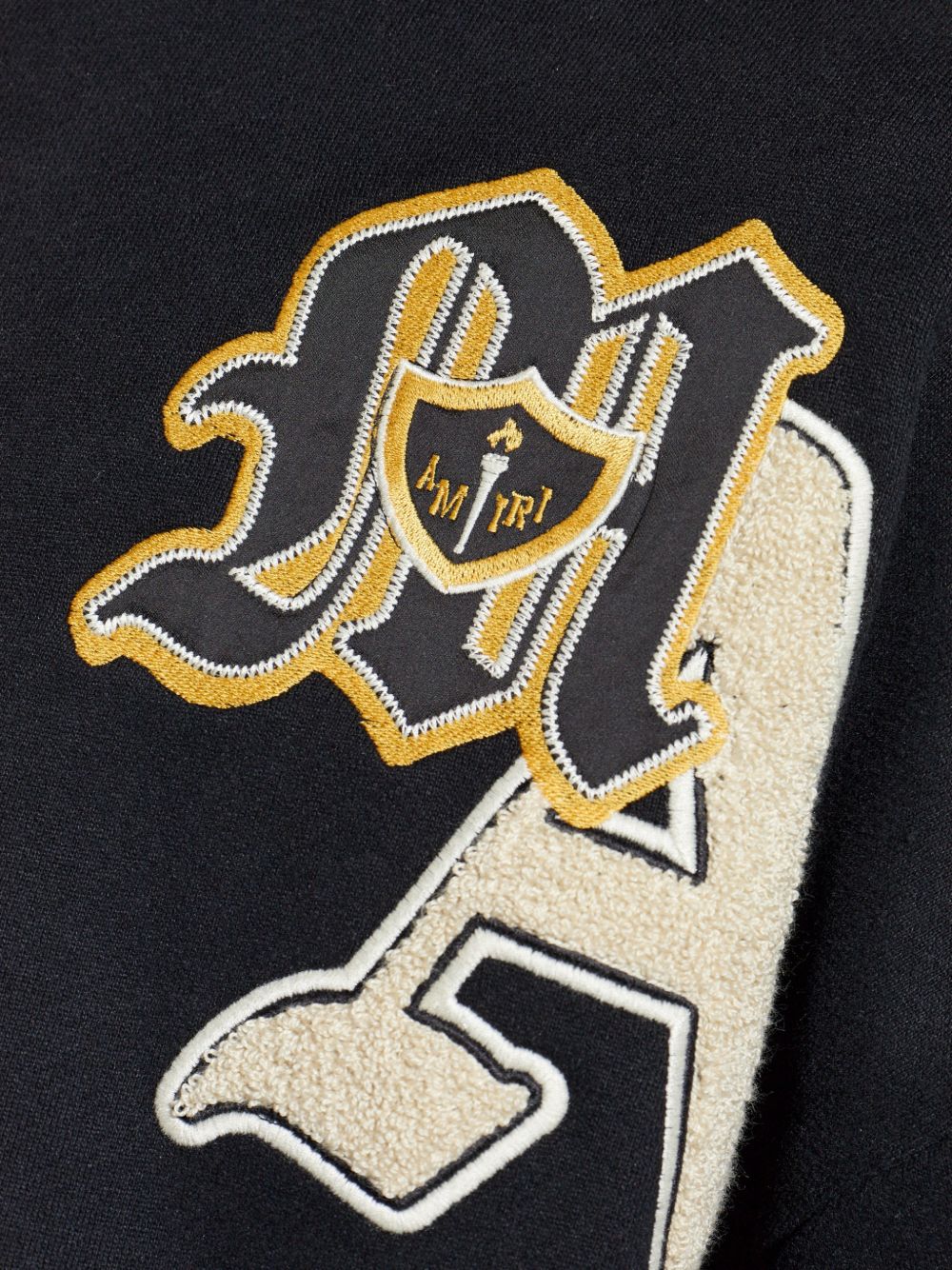 Logo-Appliqué Full-Zip Hoodie Amiri – Гарантія оригінальності – вид ззаду