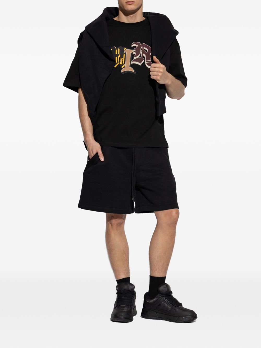 Logo-Appliqué T-Shirt Amiri оригінал – Купити в Україні – вид ззаду