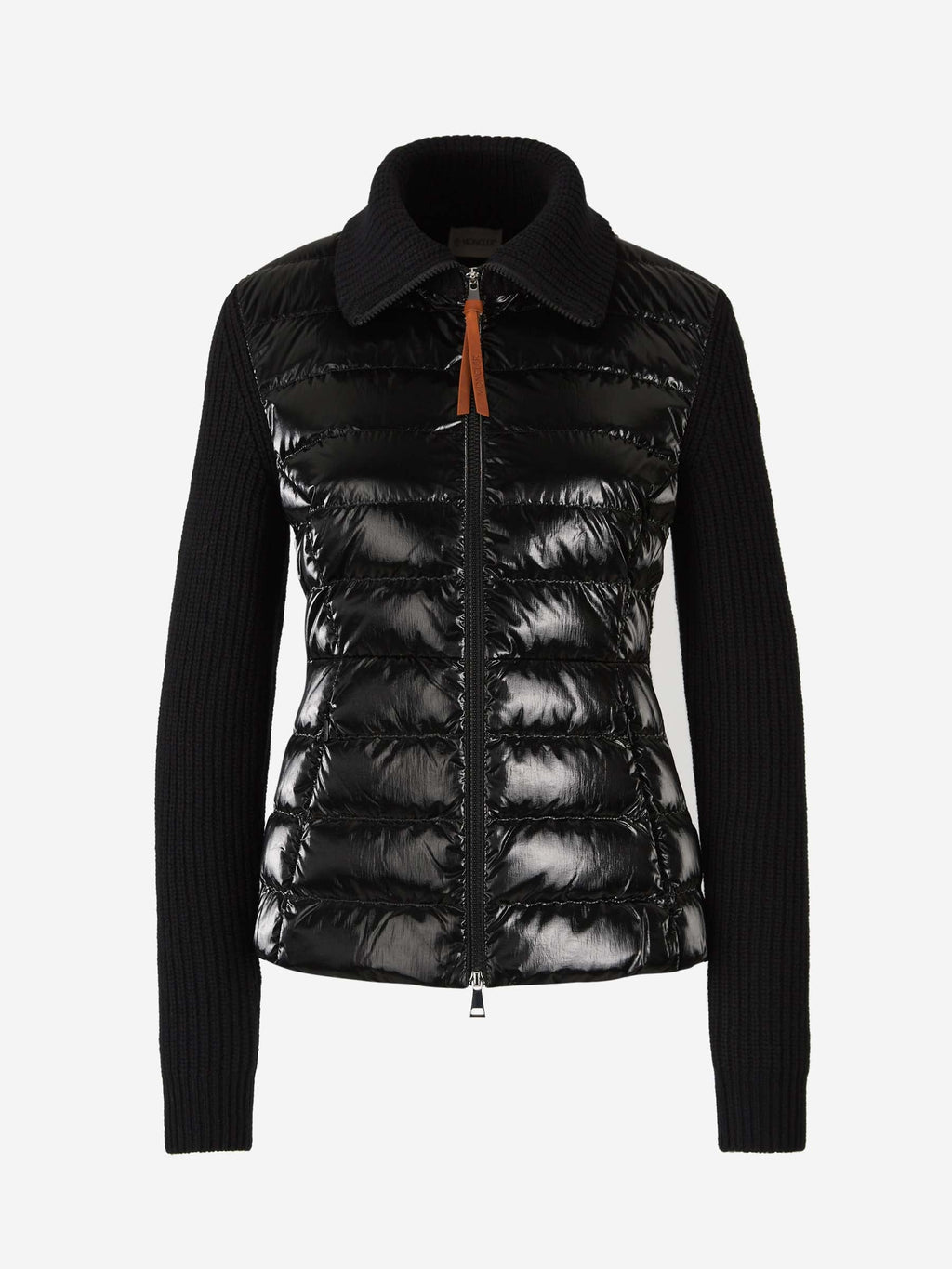Logo Quilted Cardigan Moncler – Гарантія оригінальності – боковий вид