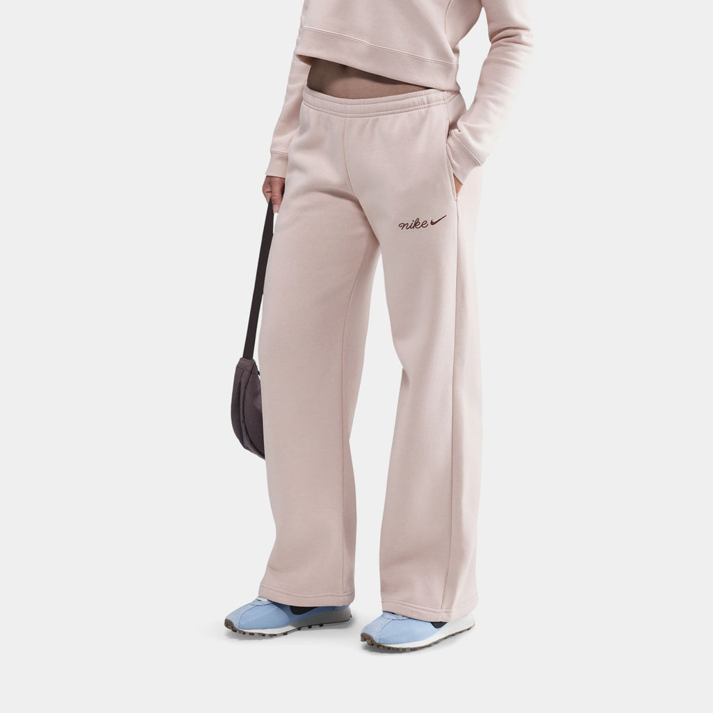 Nsw Phoenix Fleece Straight Leg Womens Sweatpants Nike оригінал – Купити в Україні – боковий вид