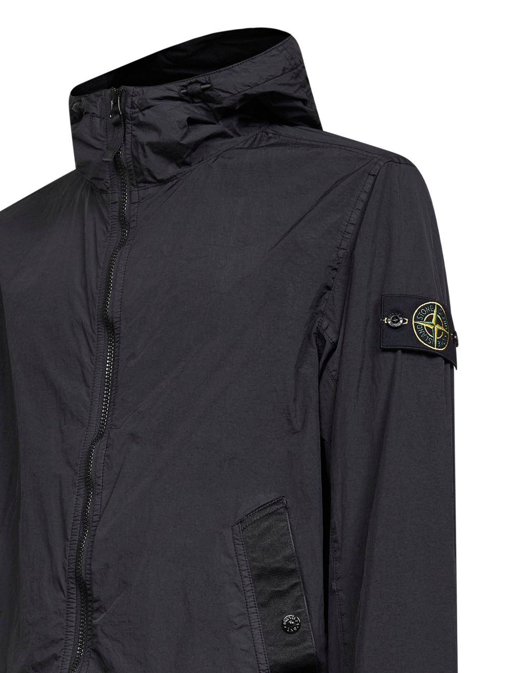 Blue Hooded Jacket Stone island оригінал – Купити в Україні – вид ззаду