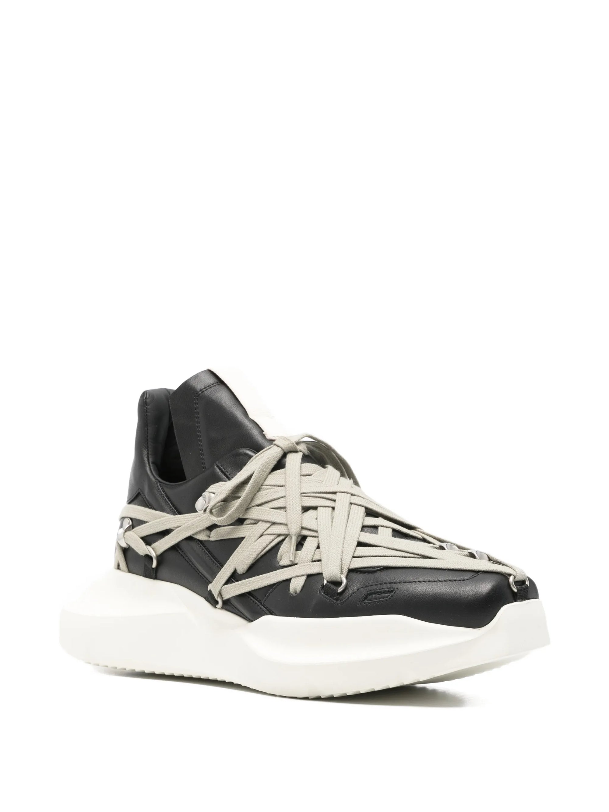 Lace-Up Sneakers Rick owens оригінал – Купити в Україні – вид ззаду