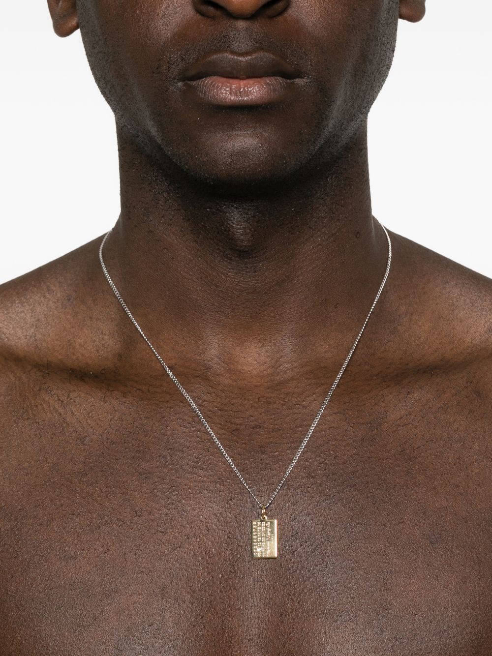 Оригінальна Numeric-Logo-Pendant Necklace Maison margiela – детальний вид
