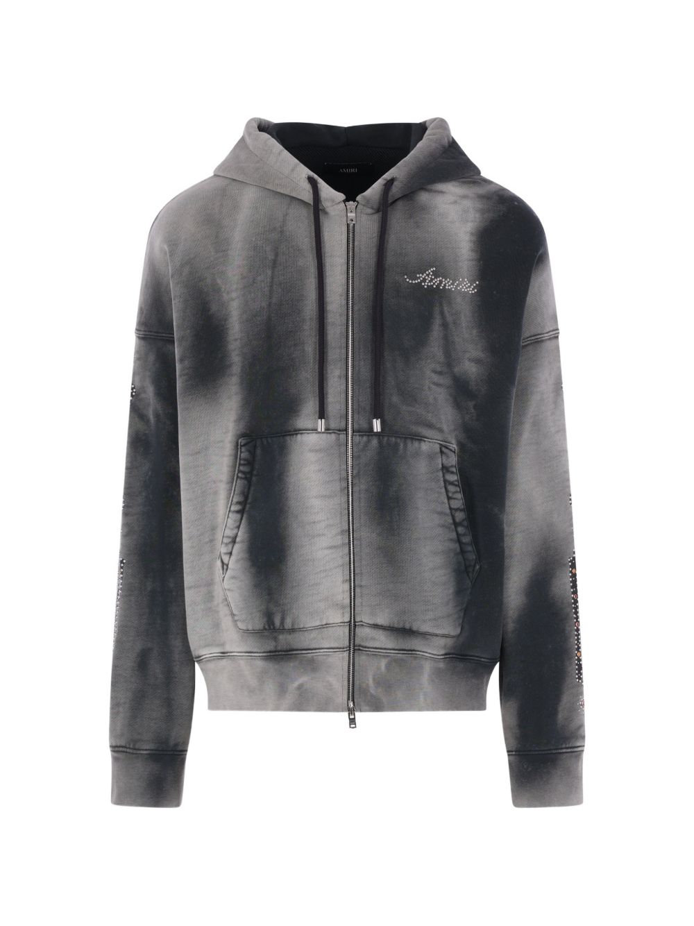 Rhinestone-Detail Hoodie Amiri оригінал – Купити в Україні – боковий вид