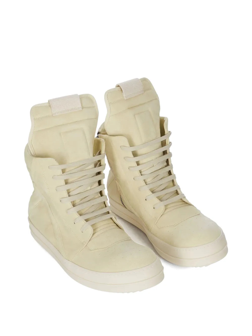 Geobasket Zip Leather Sneakers Rick owens – Гарантія оригінальності – вид ззаду