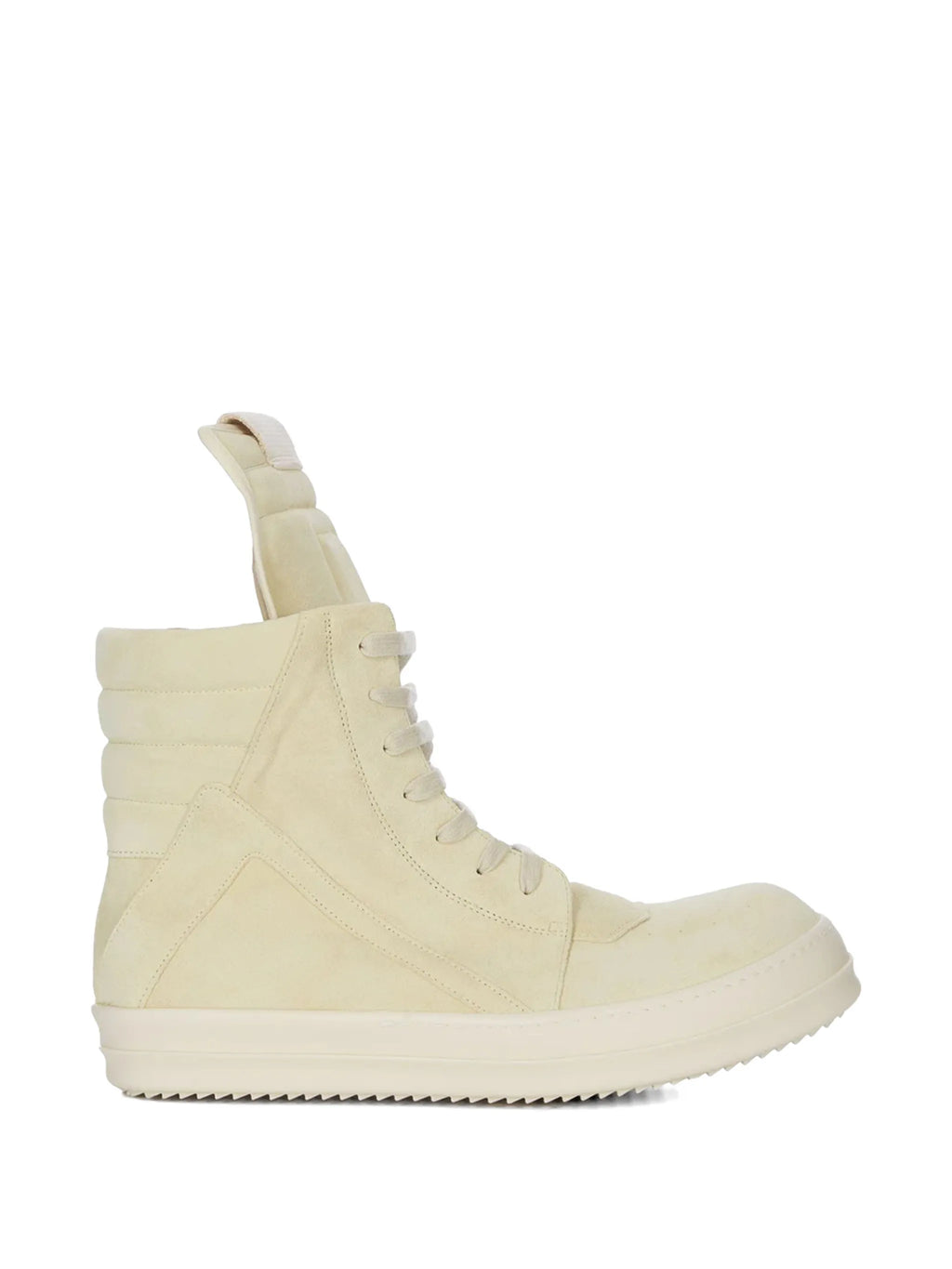 Geobasket Zip Leather Sneakers Rick owens – Гарантія оригінальності – боковий вид