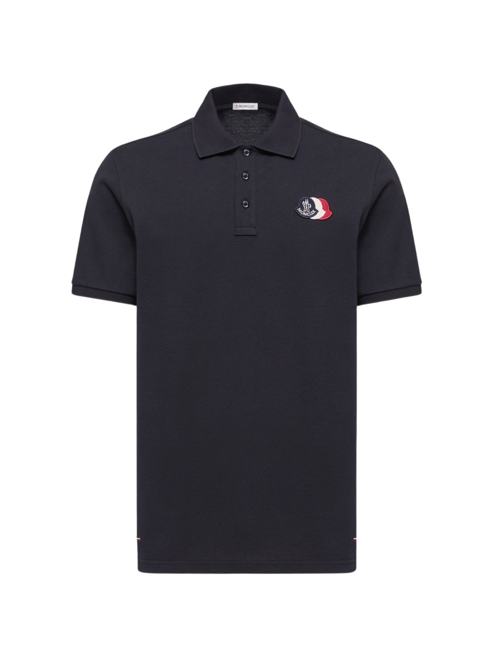 Оригінальна Logo-Patch Polo Shirt Moncler – боковий вид