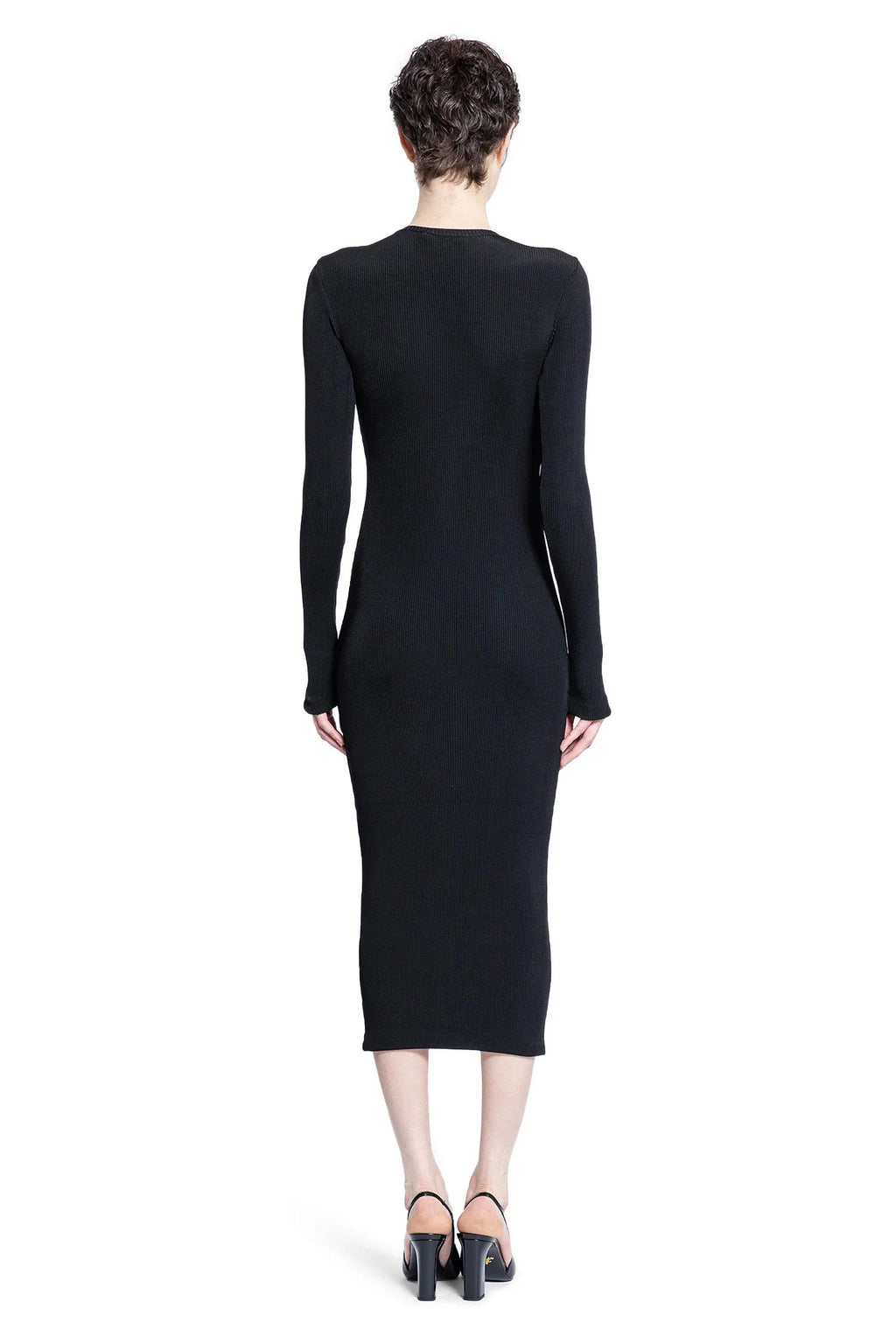 Оригінальна Ribbed-Knit Jersey Dress Prada – детальний вид