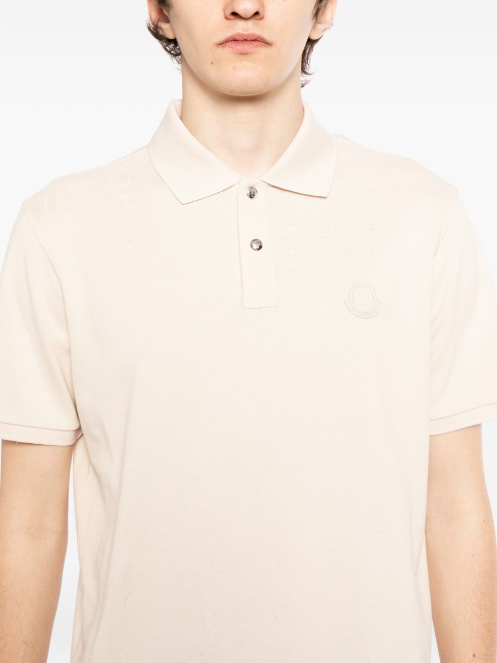 Оригінальна Logo Patch Polo Shirt Moncler – детальний вид