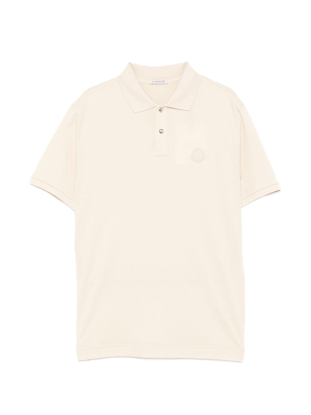 Оригінальна Logo Patch Polo Shirt Moncler – боковий вид
