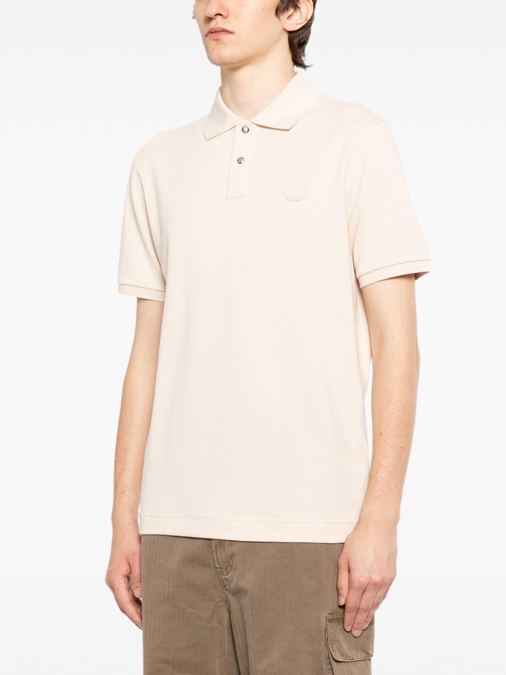 Оригінальна Logo Patch Polo Shirt Moncler – збільшений вид