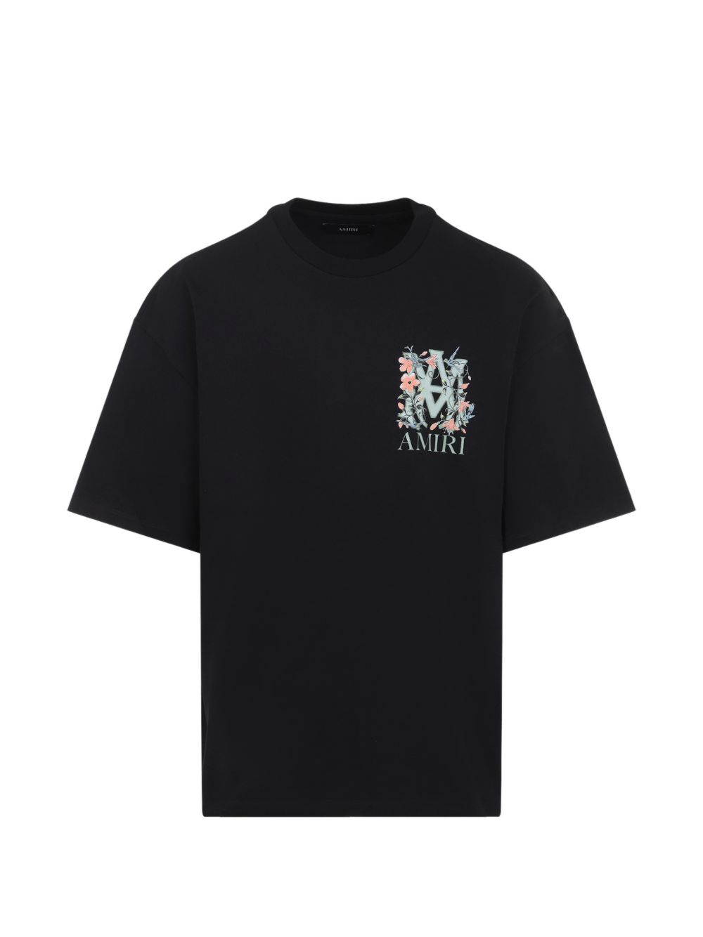 Оригінальна Floral Logo-Print T-Shirt Amiri – боковий вид