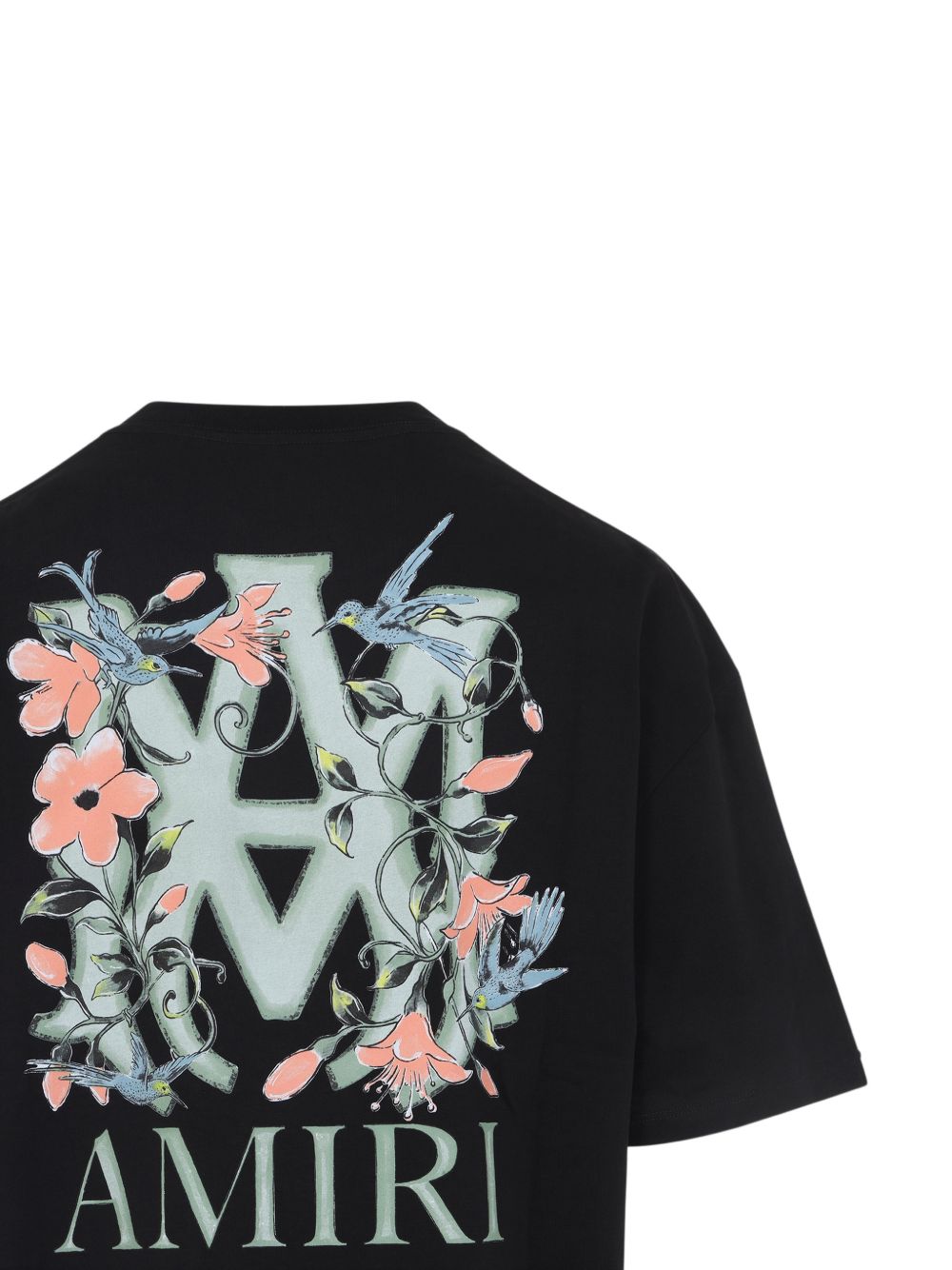 Оригінальна Floral Logo-Print T-Shirt Amiri – збільшений вид