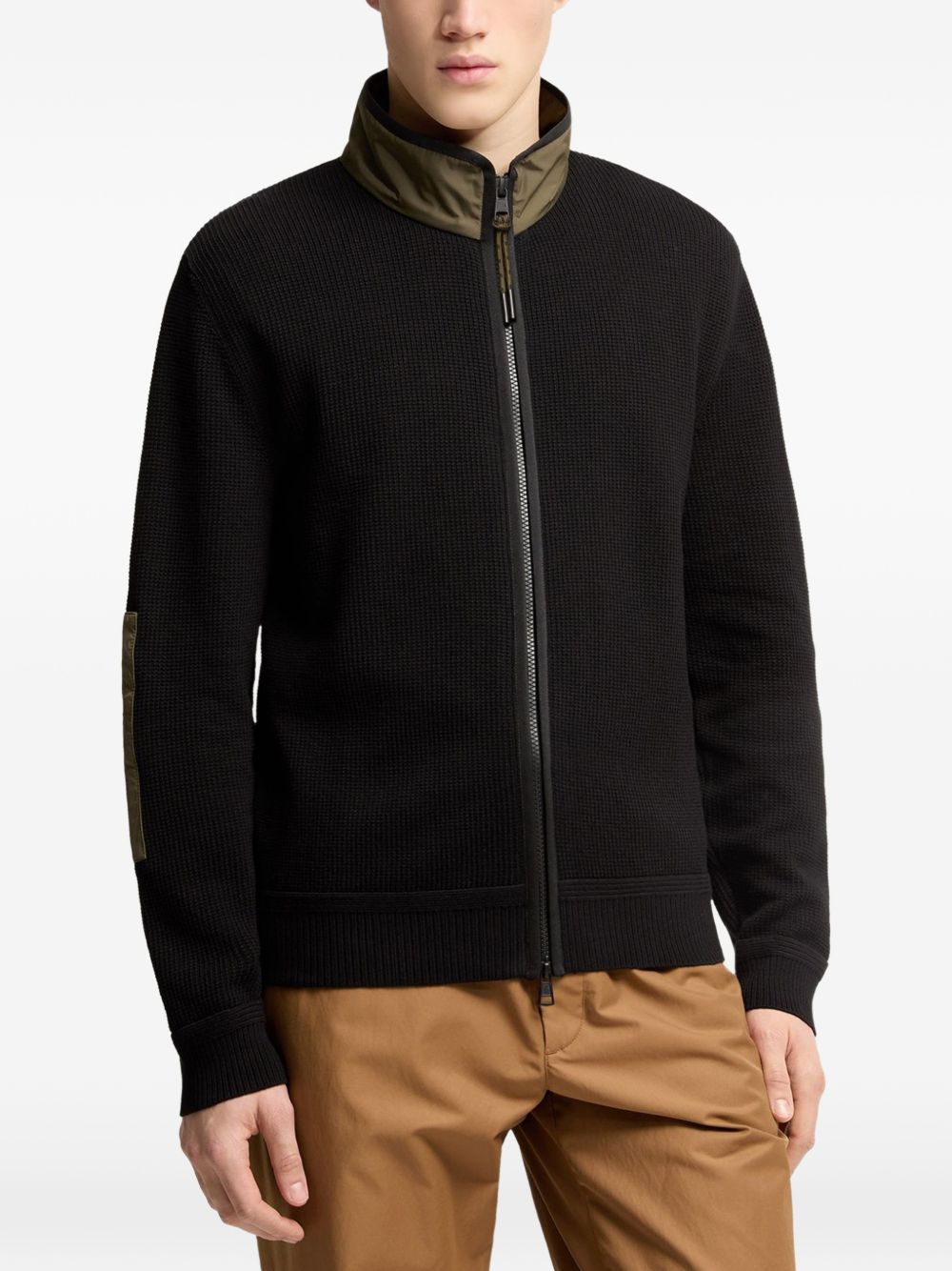 Оригінальна Zip-Up Cardigan Moncler – вид ззаду