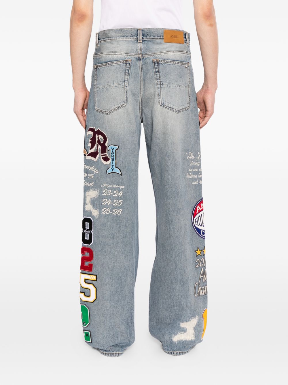 Оригінальна Varsity-Patch Jeans Amiri – збільшений вид