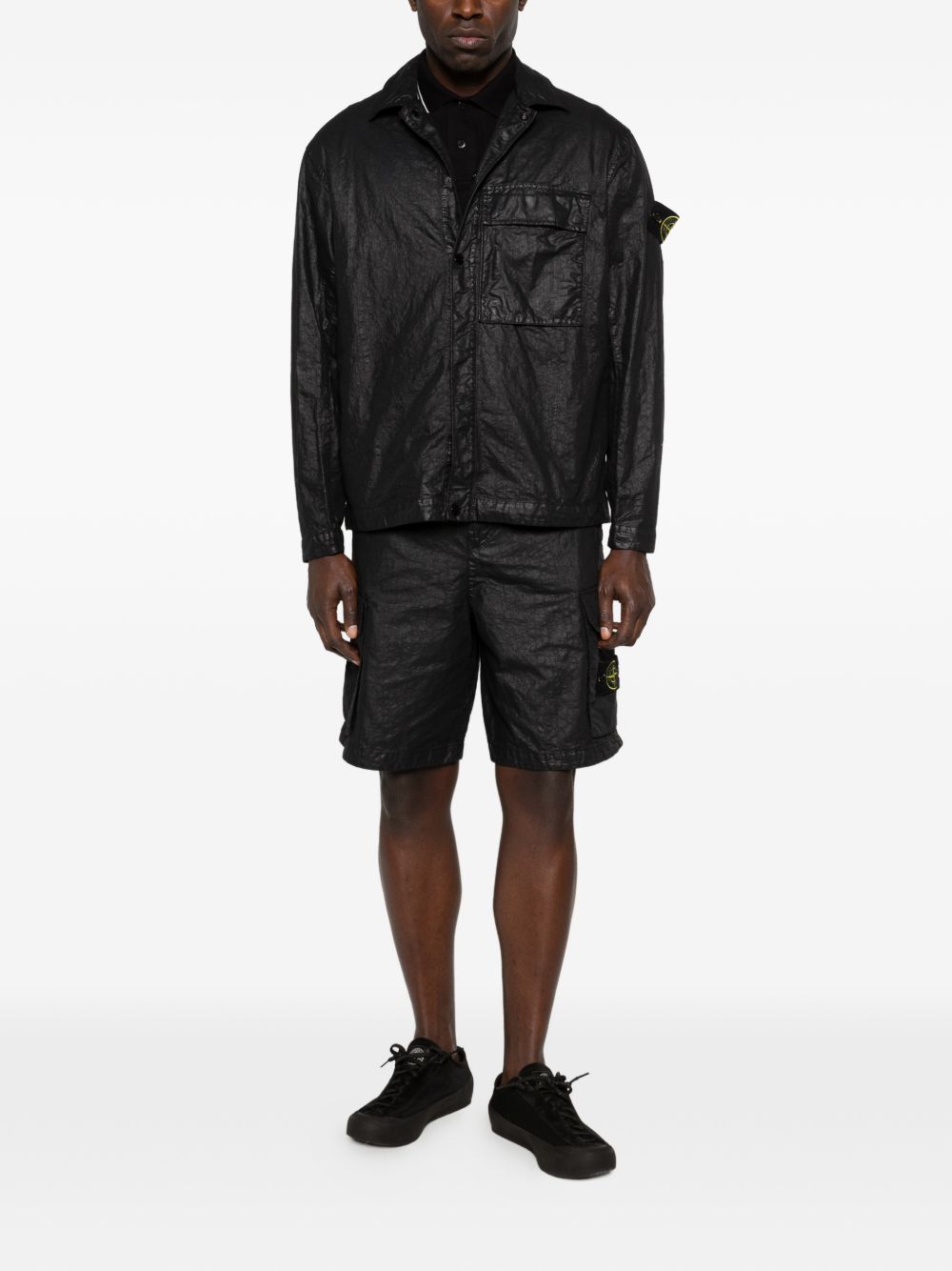 Patch-Pocket Cargo Shorts Stone island – Гарантія оригінальності – детальний вид