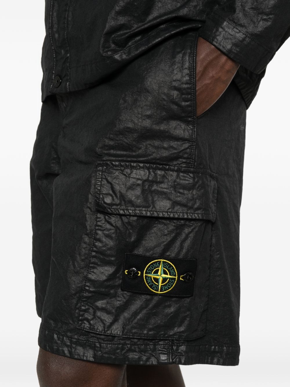 Patch-Pocket Cargo Shorts Stone island – Гарантія оригінальності – збільшений вид