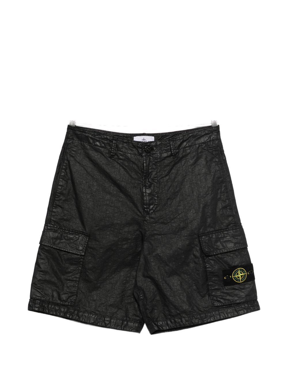 Patch-Pocket Cargo Shorts Stone island – Гарантія оригінальності – боковий вид